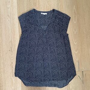 DR2 Navy Blue Speckled Blouse